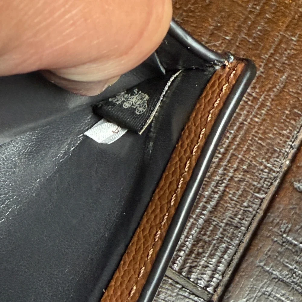 Coach bifold wallet